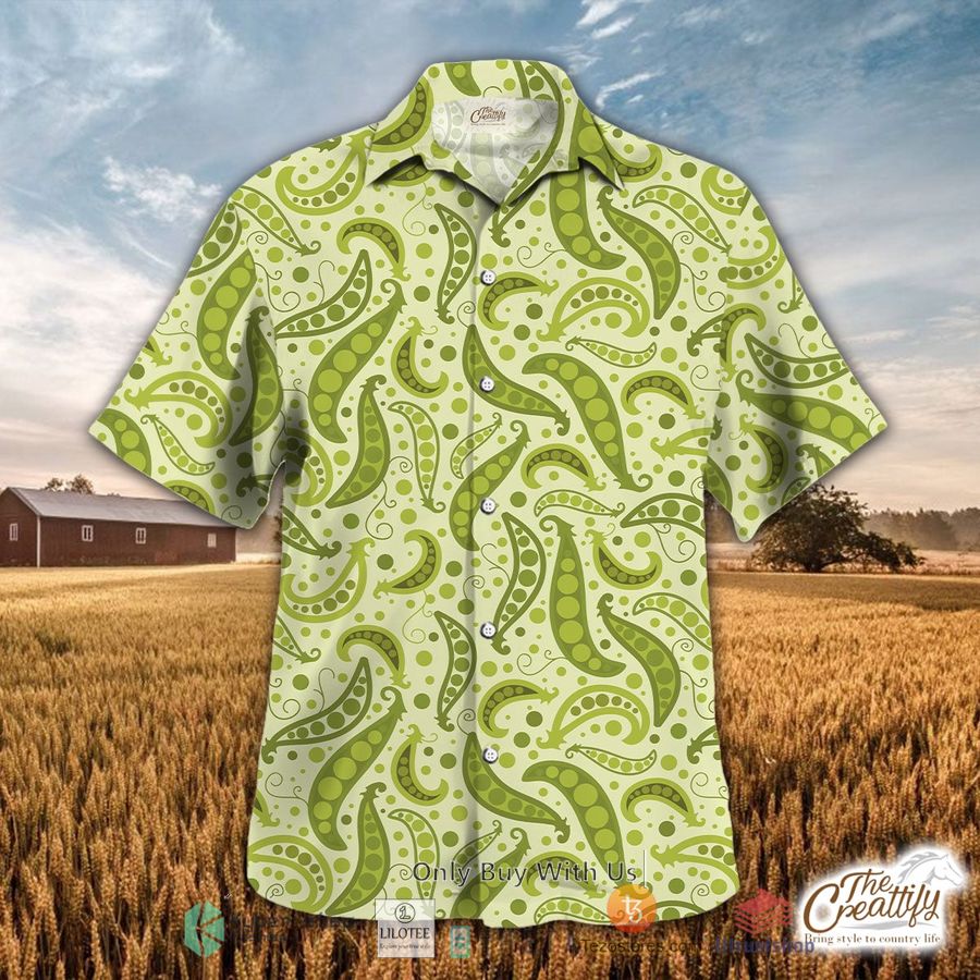 green peas pattern hawaiian shirt 1 51170