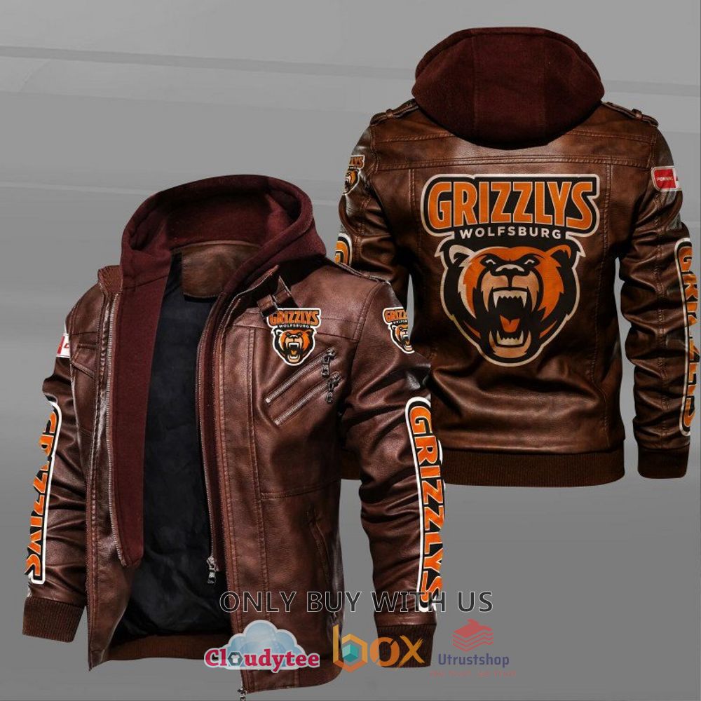 grizzlys wolfsburg leather jacket 2 13181