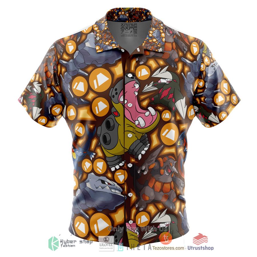 ground type pokemon short sleeve hawaiian shirt 2 26329