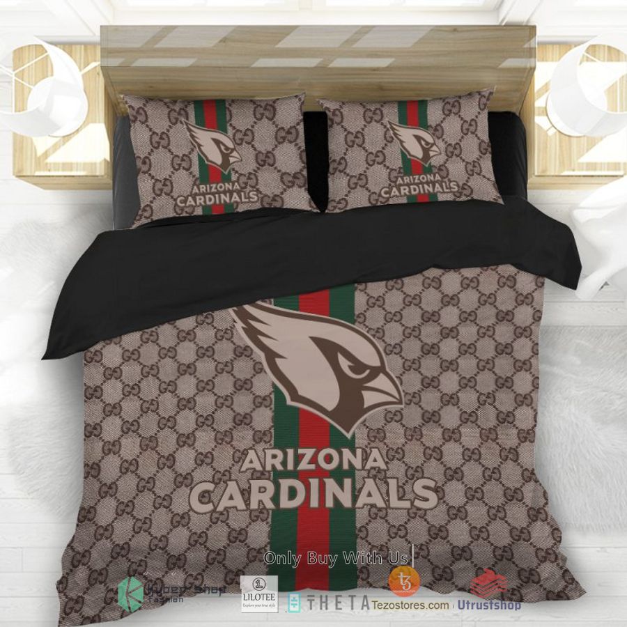 gucci arizona cardinals bedding set 2 92112