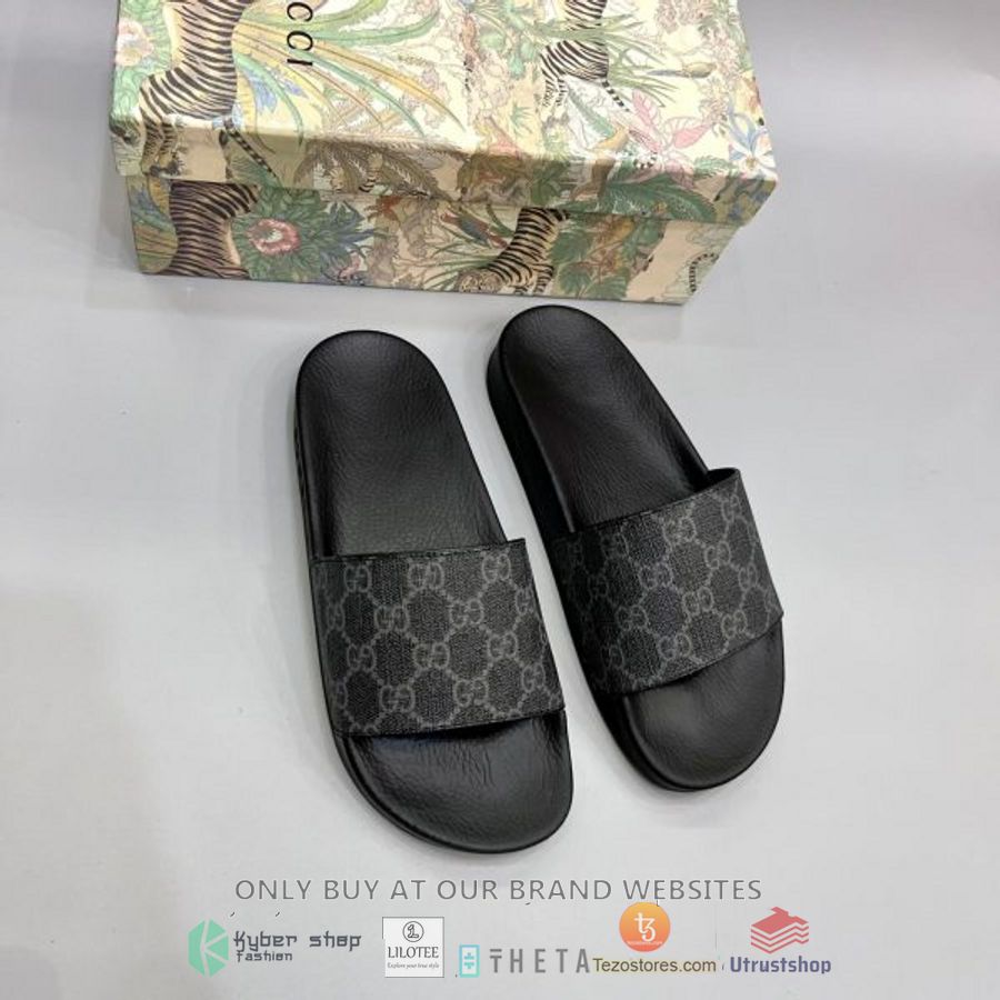 gucci black slide sandals 1 84669