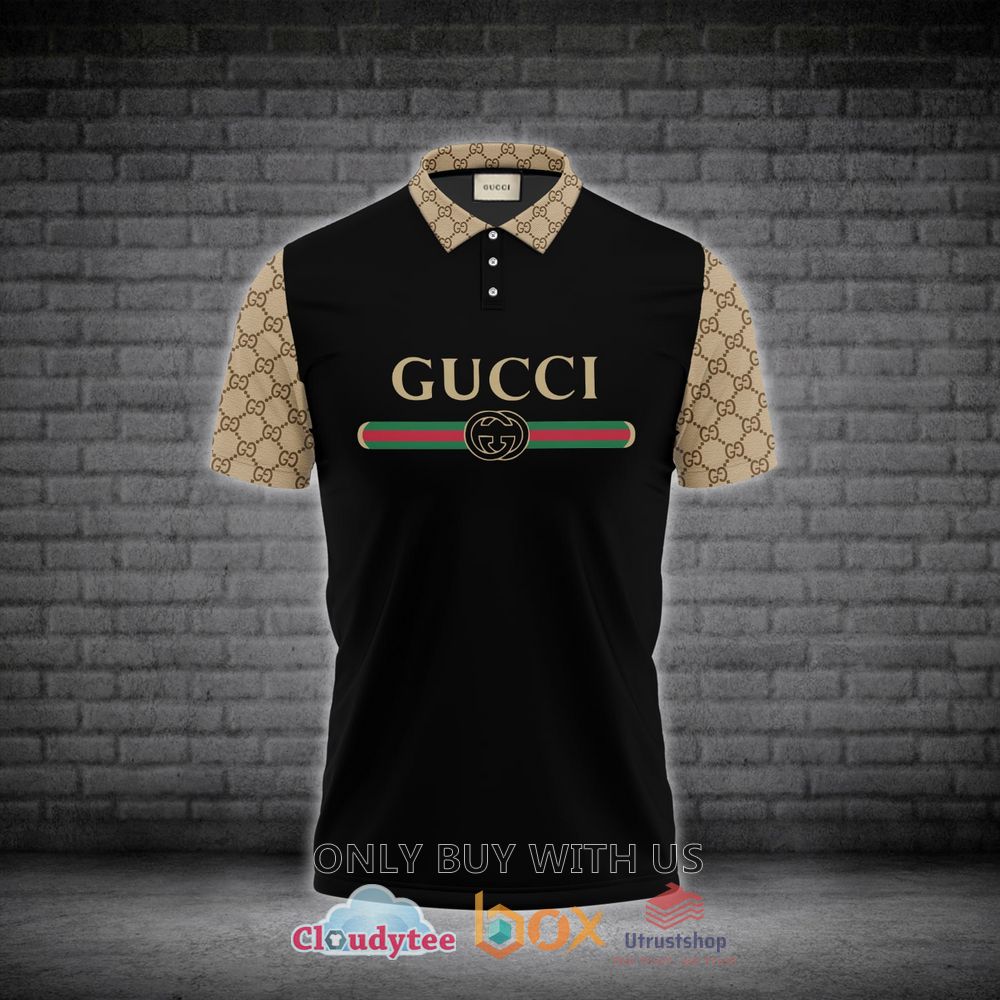 gucci black stripes polo shirt 1 62144