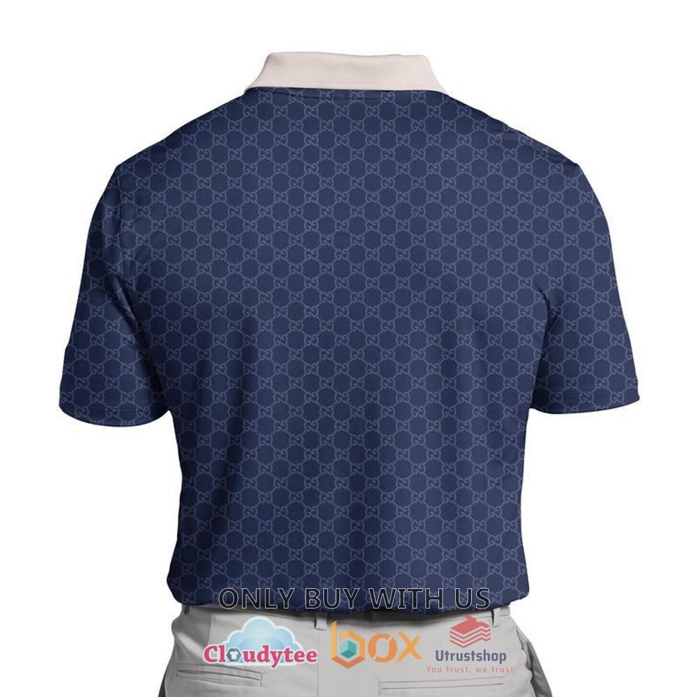 gucci blue cream stripes polo shirt 2 67020