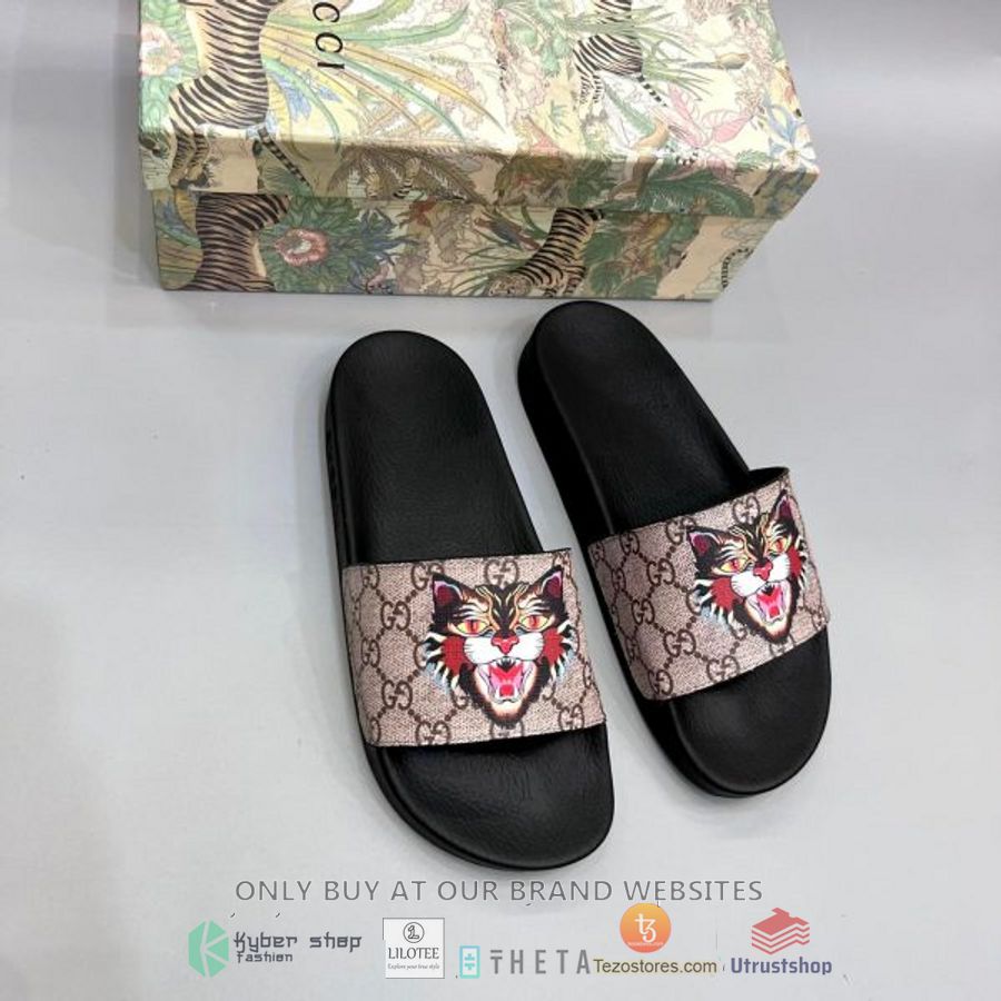 gucci cats slide sandals 1 74414