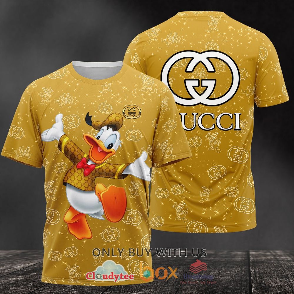 gucci donald duck yellow 3d t shirt 1 31298