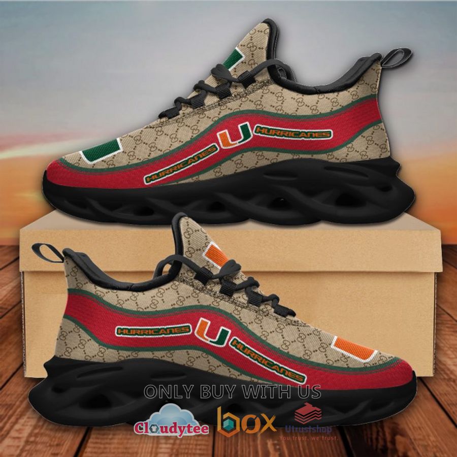 gucci miami hurricanes ncaa clunky max soul shoes 2 29758