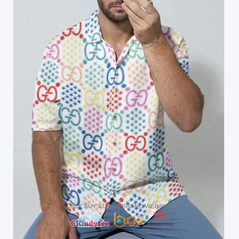 gucci multicolor hawaiian shirt 1 98342