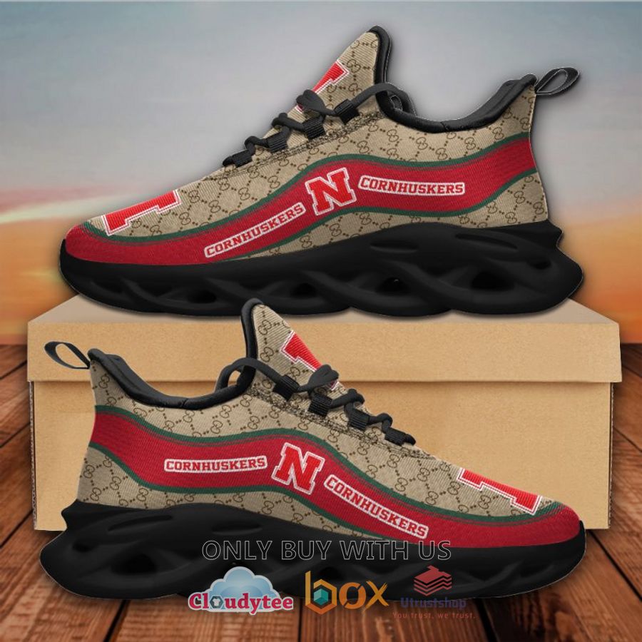gucci nebraska cornhuskers ncaa clunky max soul shoes 2 60744