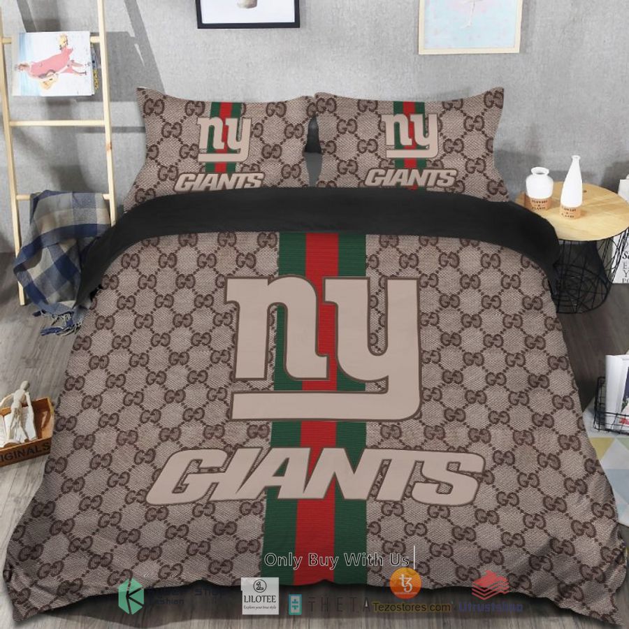gucci new york giants bedding set 1 64843