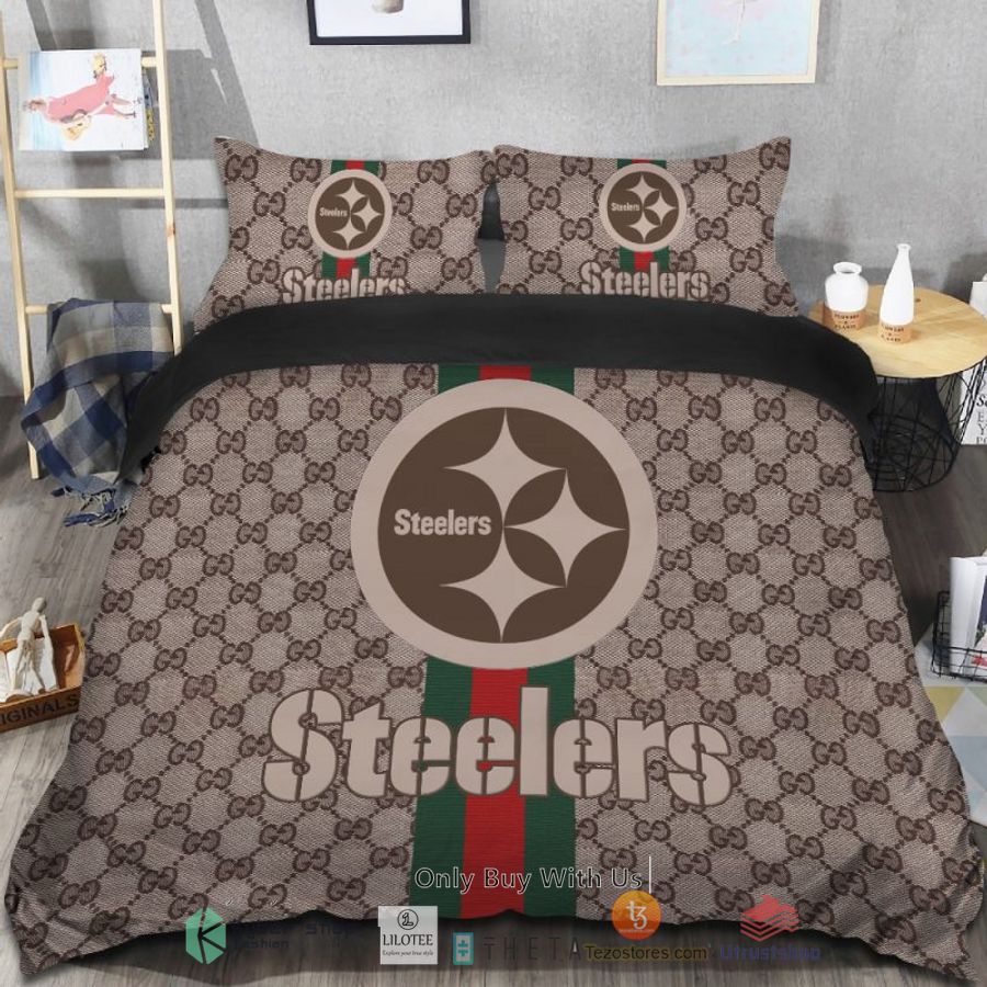 gucci pittsburgh steelers bedding set 1 13950