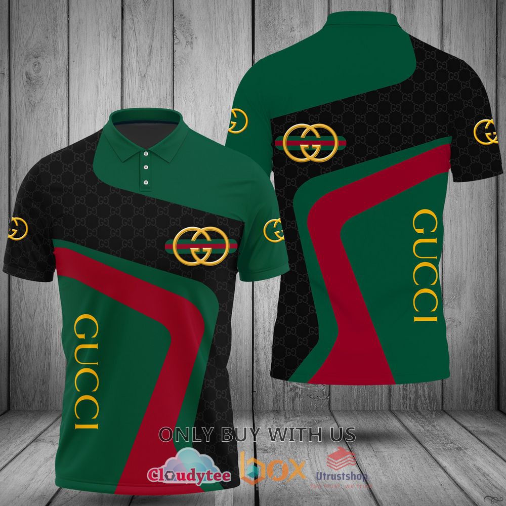 gucci red green black polo shirt 1 33029