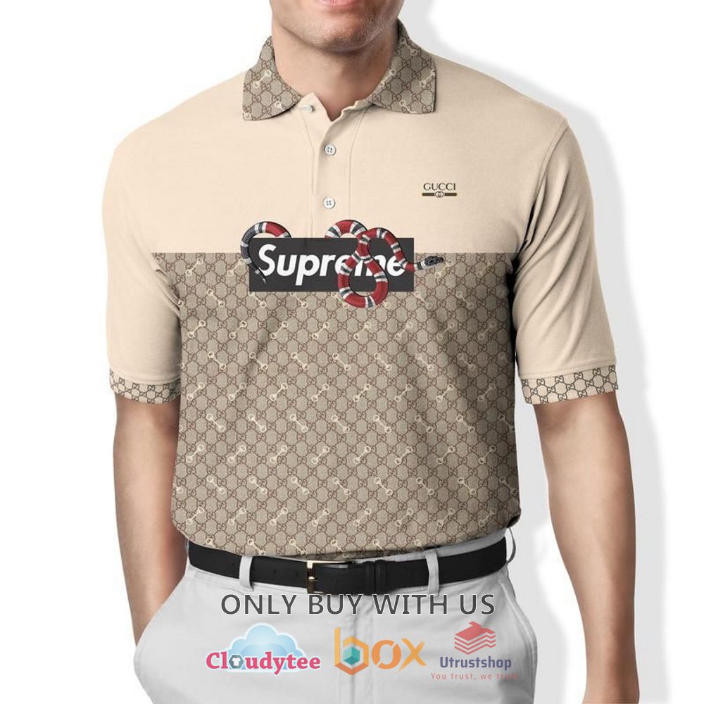 gucci supreme snake polo shirt 1 83571