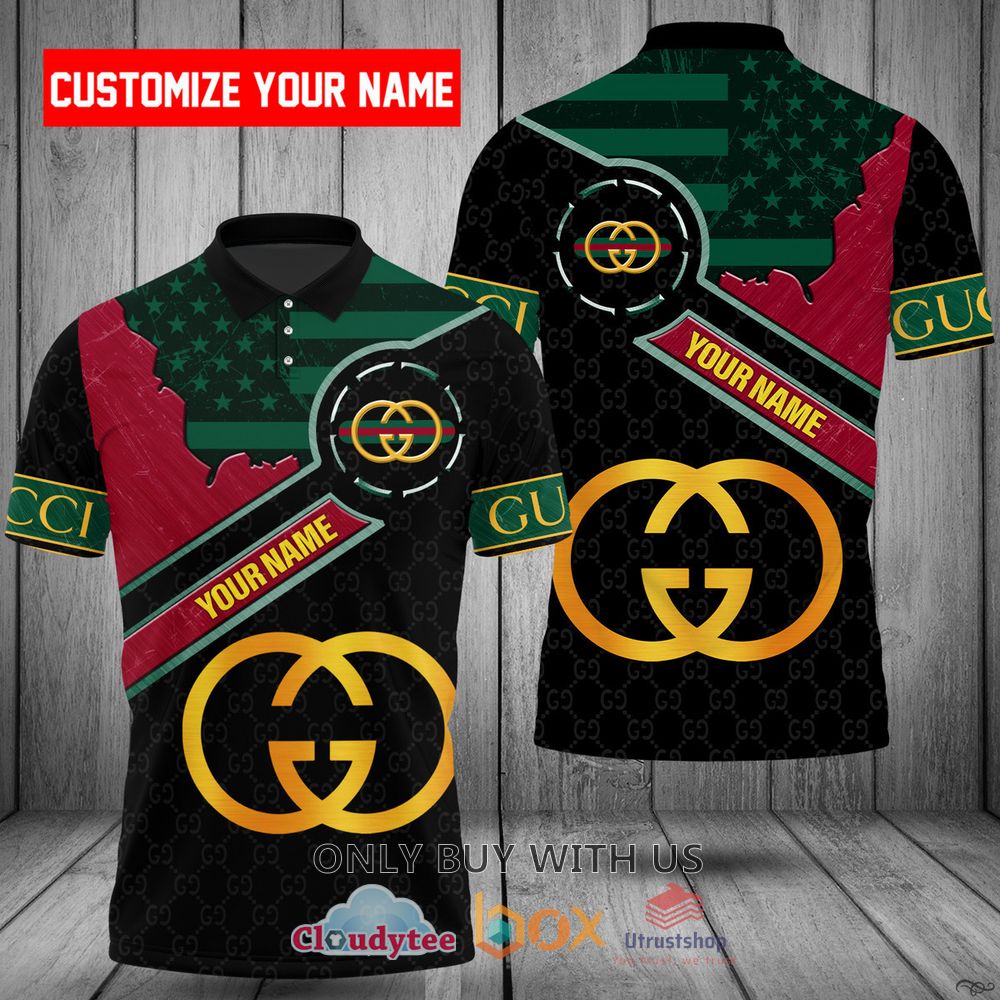 gucci us flag custom name polo shirt 1 9492