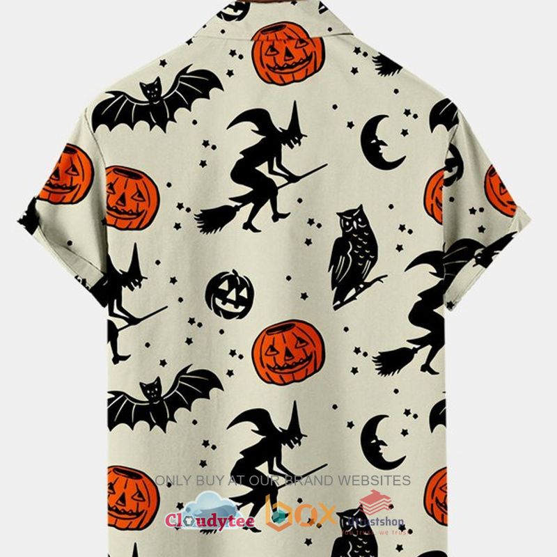 halloween wizard pumpkin hawaiian shirt 2 25651