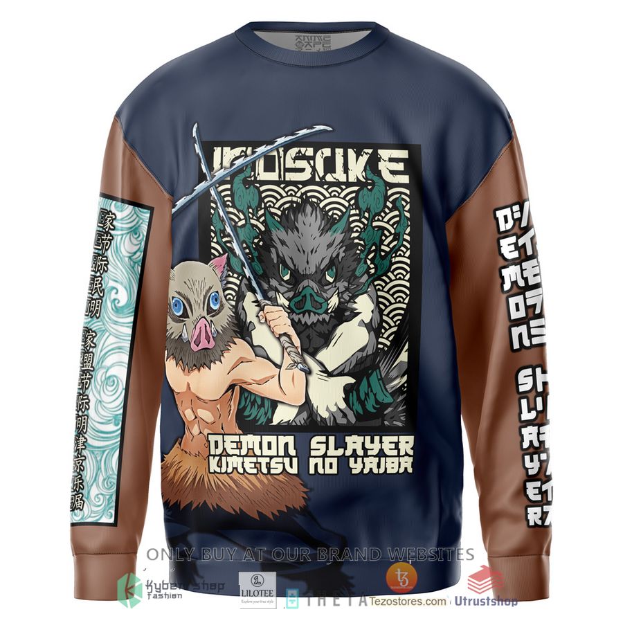 hashibira inosuke demon slayer streetwear sweatshirt 2 64249