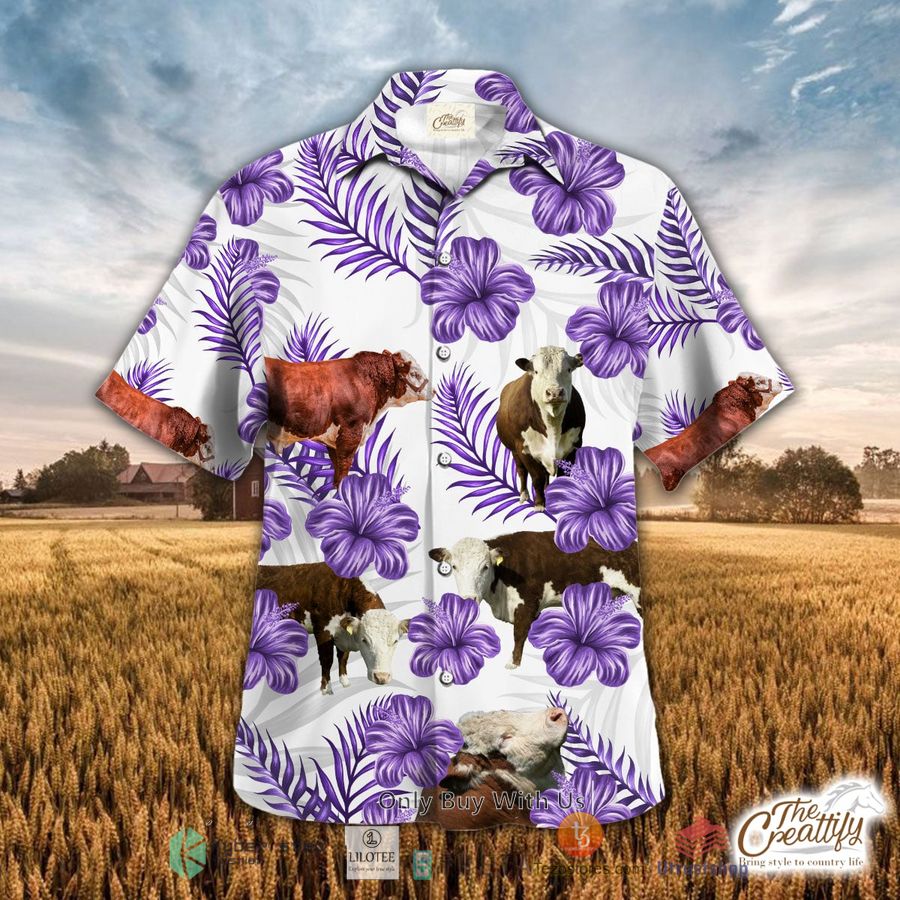 hereford flower full color hawaiian shirt 2 34717