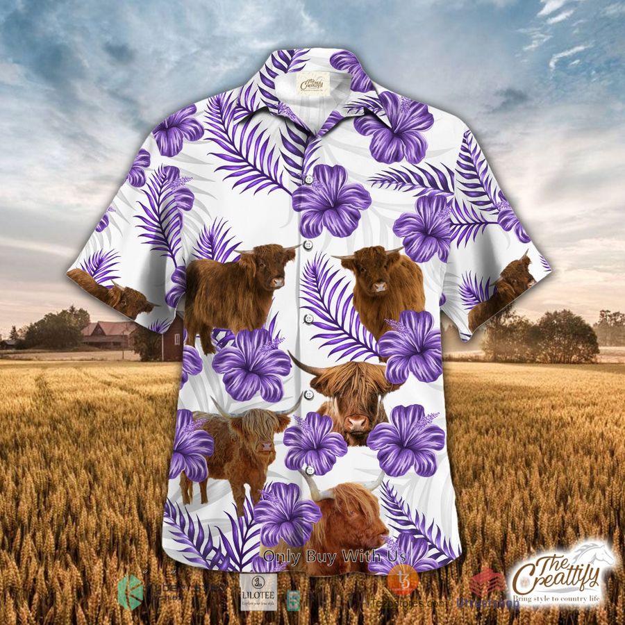 highland flower full color hawaiian shirt 2 30934