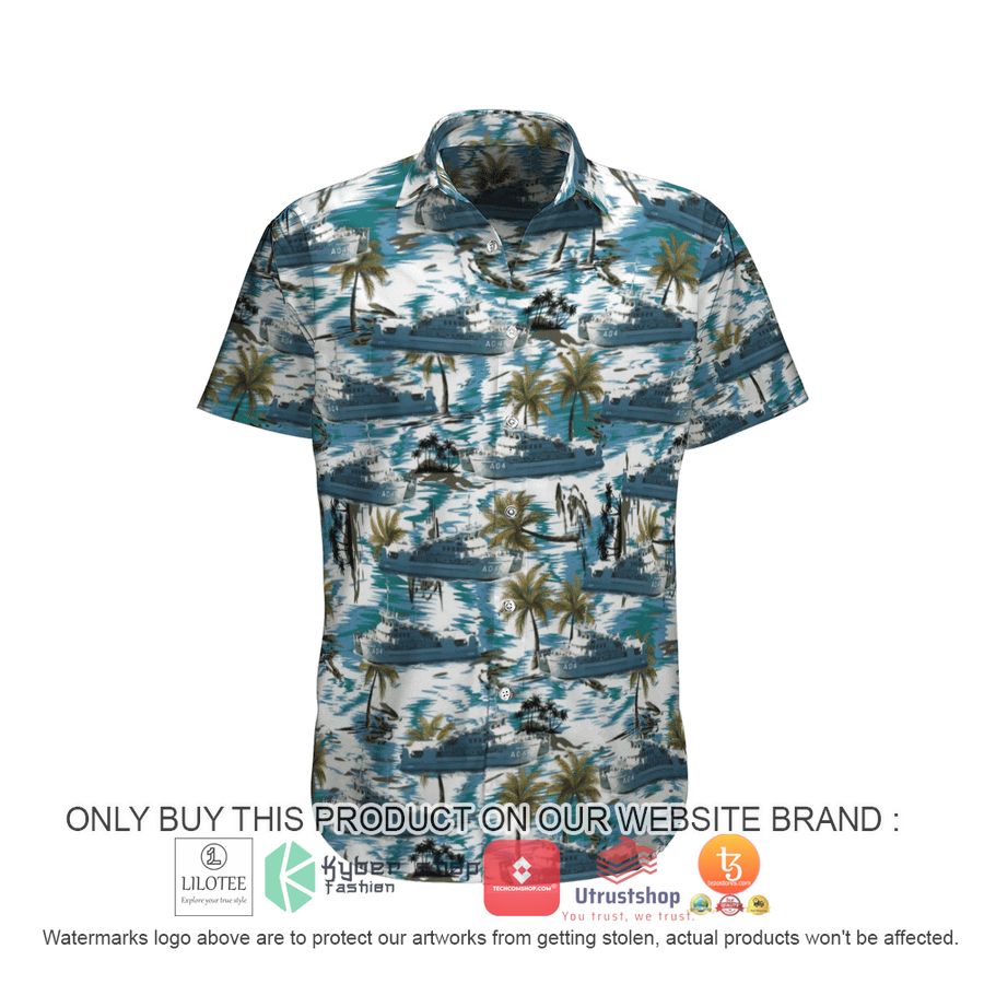 hmas benalla a 04 royal australian navy hawaiian shirt beach shorts 1 66499