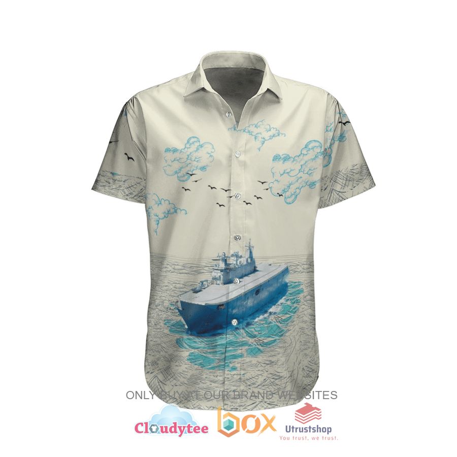 hmas canberra l02 royal australian navy hawaiian shirt short 1 83689