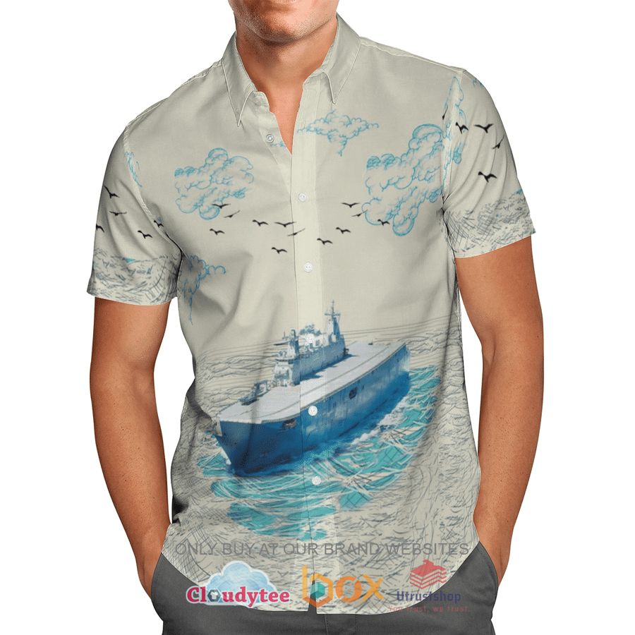 hmas canberra l02 royal australian navy hawaiian shirt short 2 28728