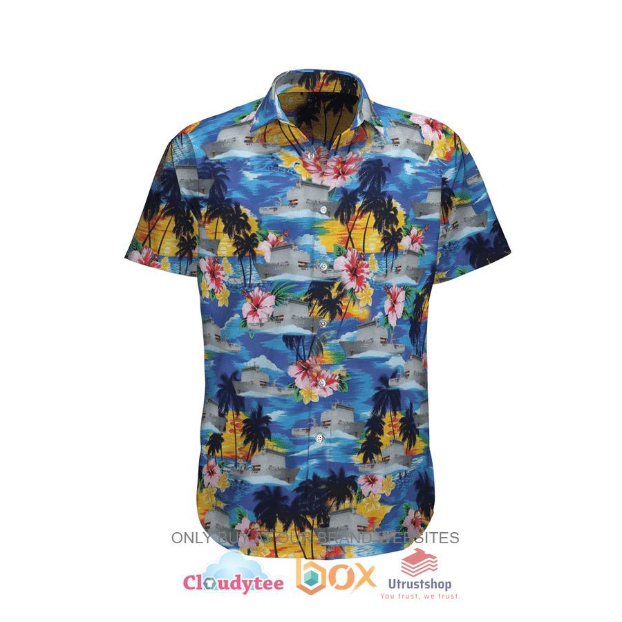 hmas choules royal australian navy hawaiian shirt short 1 75568