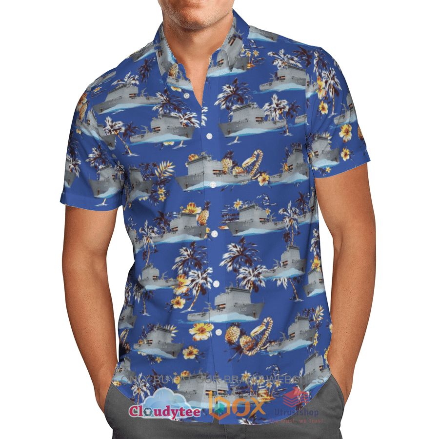 hmas choules royal australian navy hawaiian shirt short 2 66684