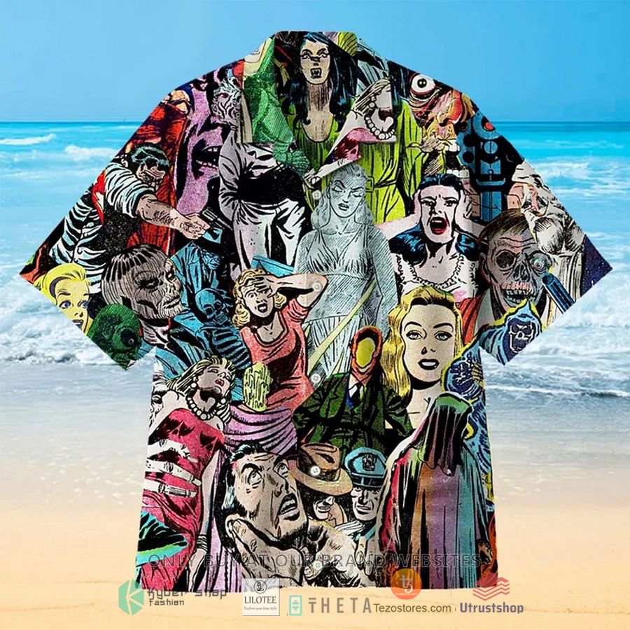 horror movie casual hawaiian shirt 1 13583