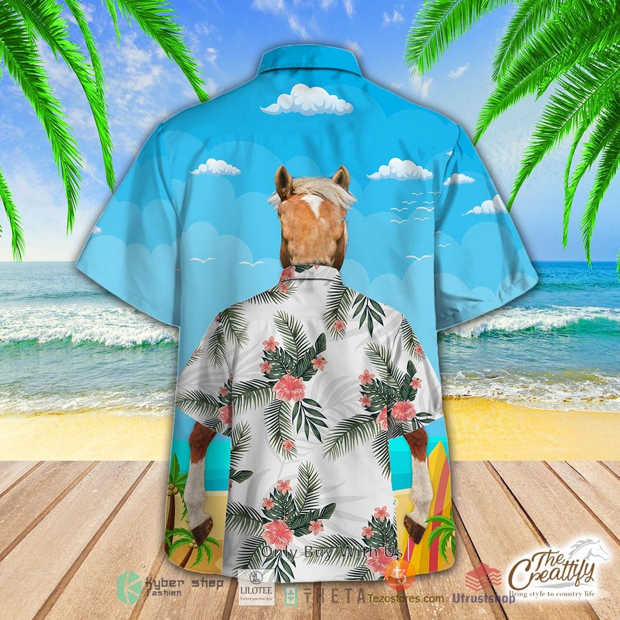 horse summer vibes hawaiian shirt 2 82250