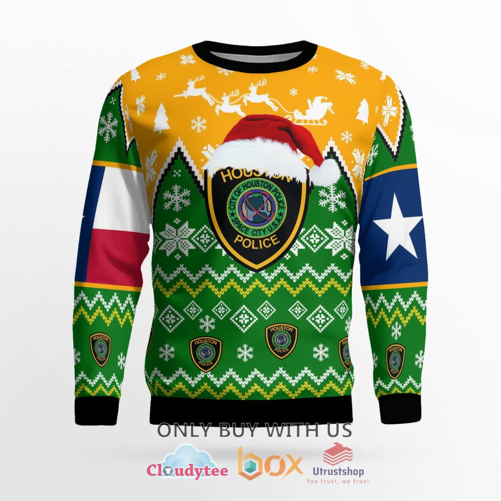 houston texas houston police department christmas sweater 2 4556