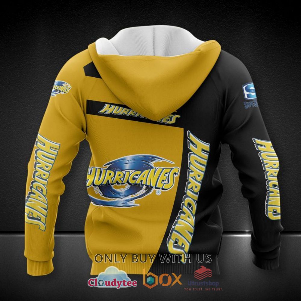 hurricanes rugby black yellow 3d hoodie shirt 2 8234