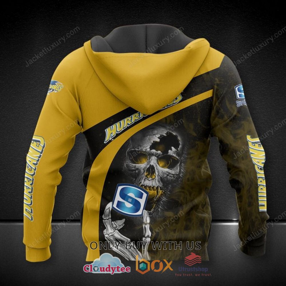 hurricanes rugby skull yellow blue 3d hoodie shirt 2 96902