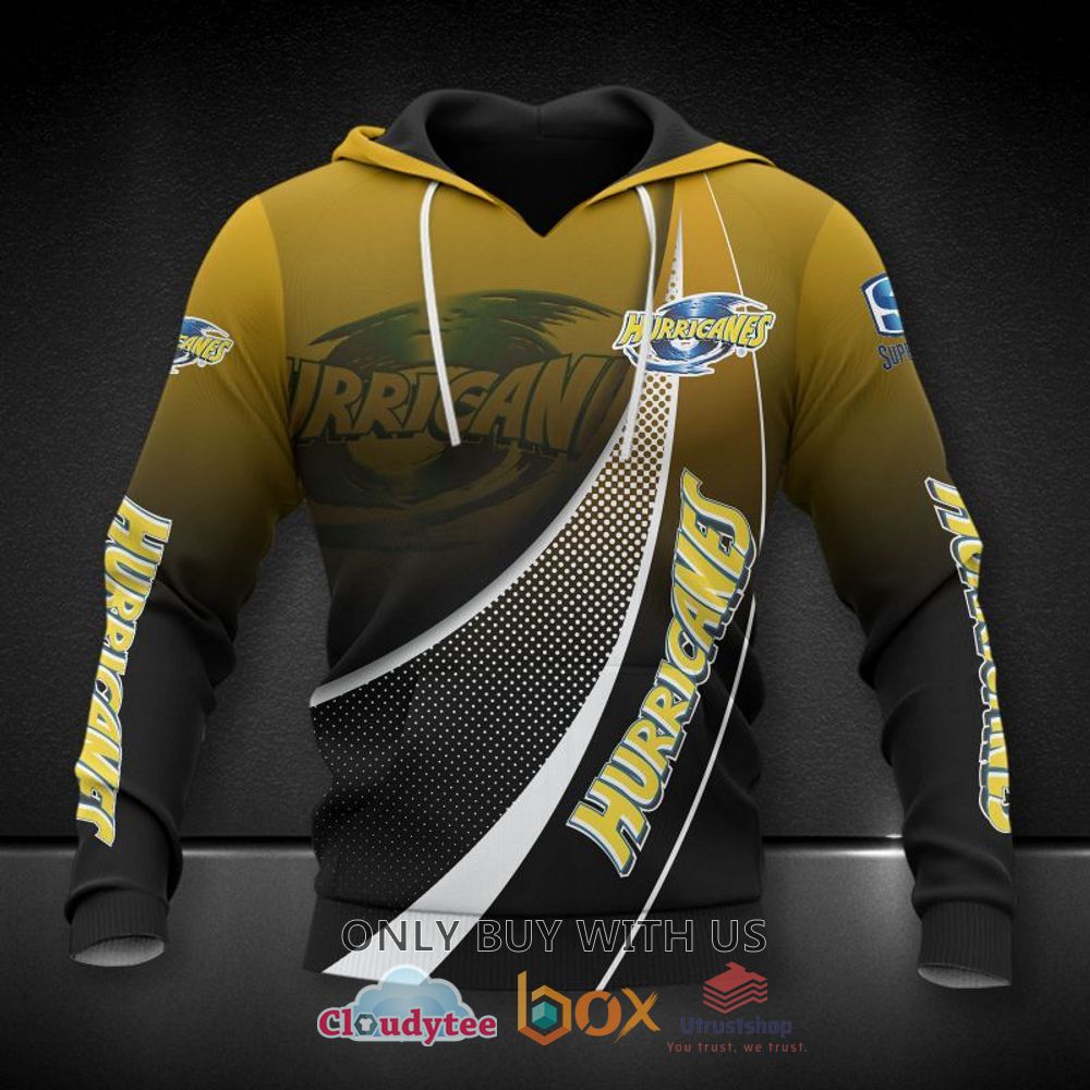 hurricanes rugby team black yellow 3d hoodie shirt 1 66662