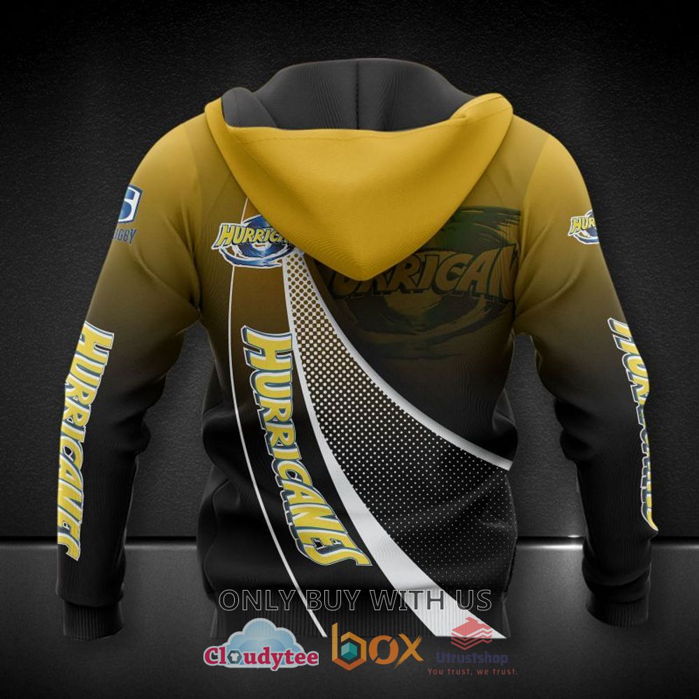 hurricanes rugby team black yellow 3d hoodie shirt 2 33665