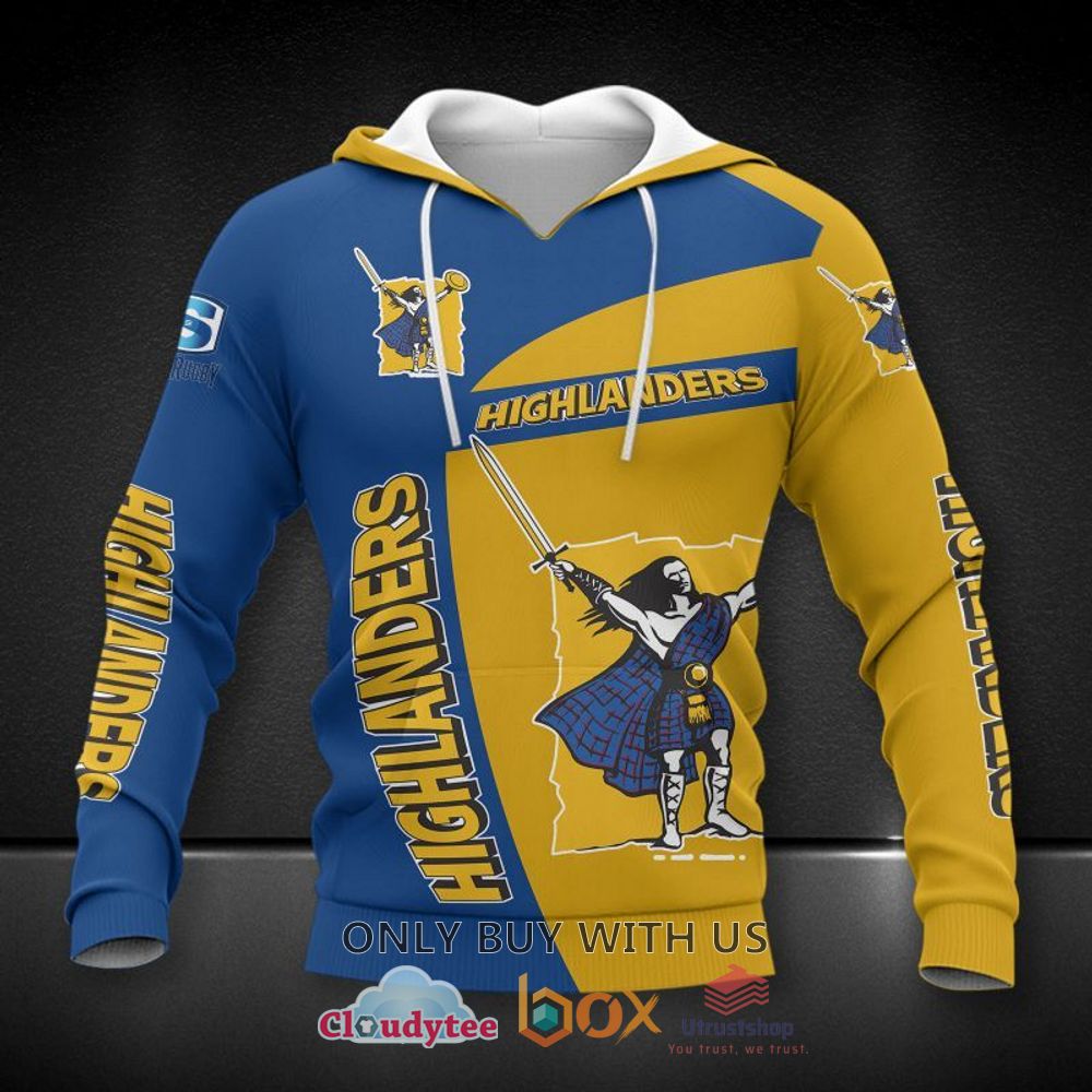 hurricanes rugby team blue yellow color 3d hoodie shirt 1 45484