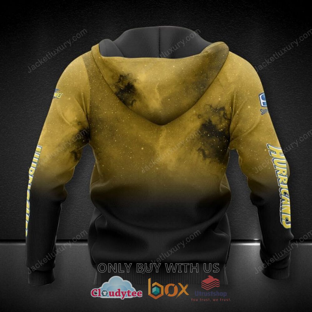 hurricanes rugby yellow black 3d hoodie shirt 2 18624