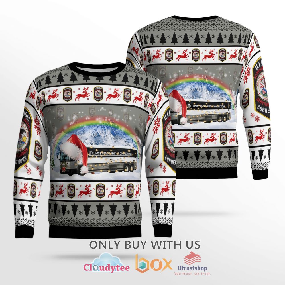 illinois department of corrections christmas sweater 1 50063