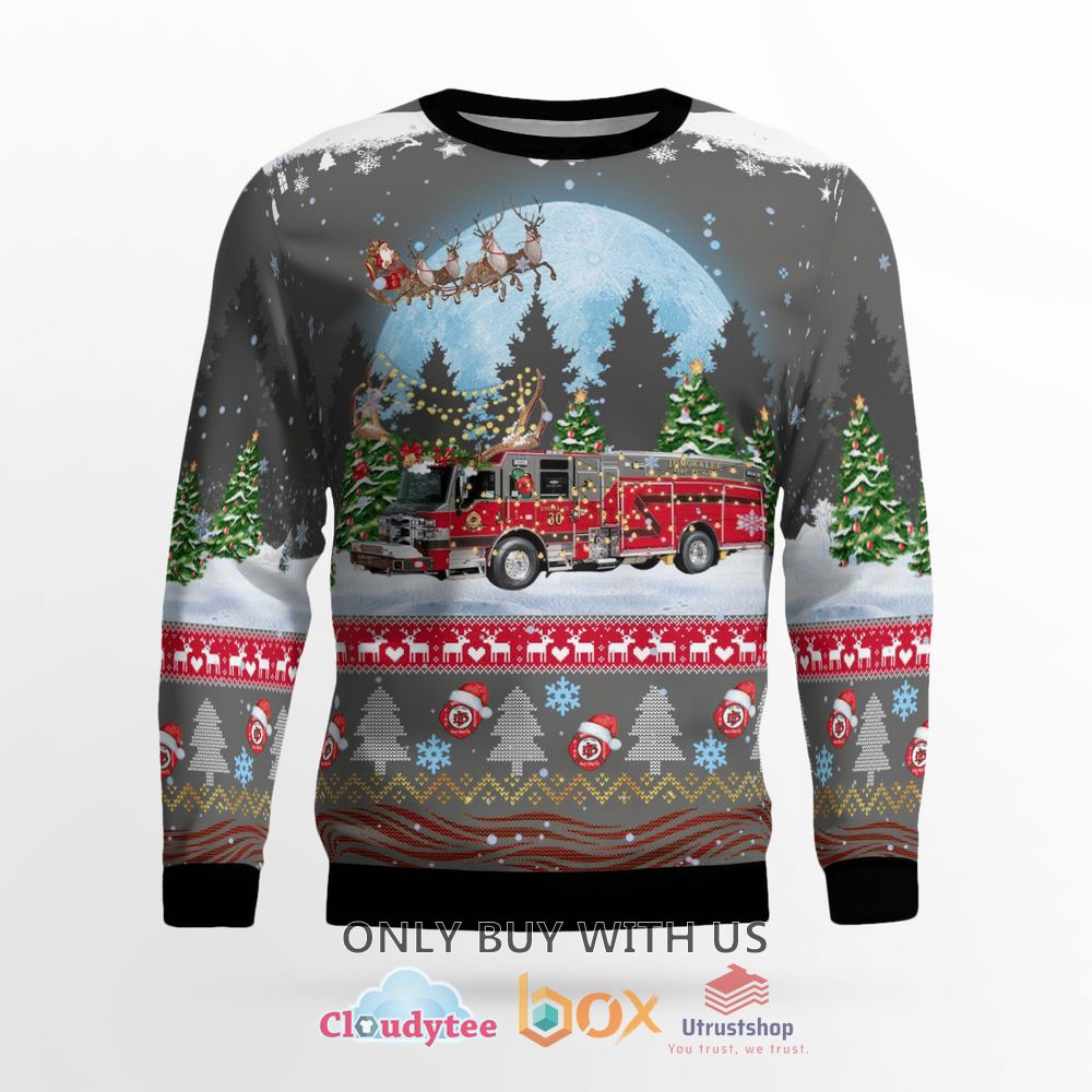 immokalee fire control district christmas sweater 2 15756
