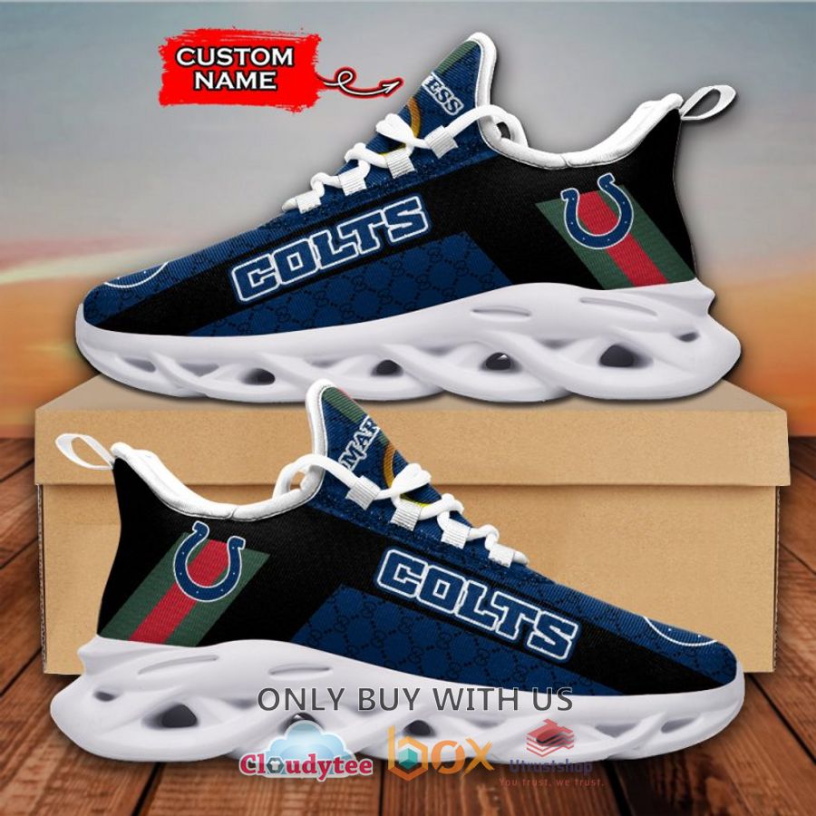 indianapolis colts gucci custom name clunky max soul shoes 2 33982
