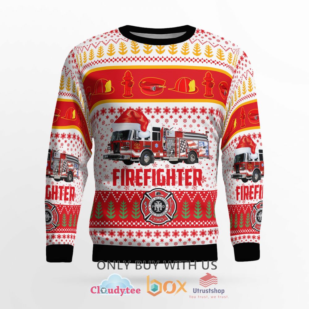 iona mcgregor fire department station 71 christmas sweater 2 46583