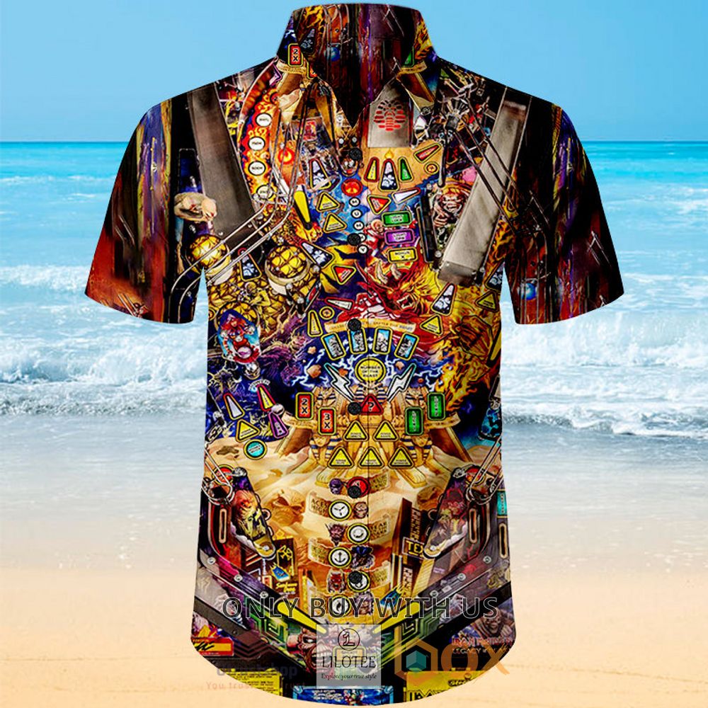 iron maiden pinball hawaiian shirt 1 54950
