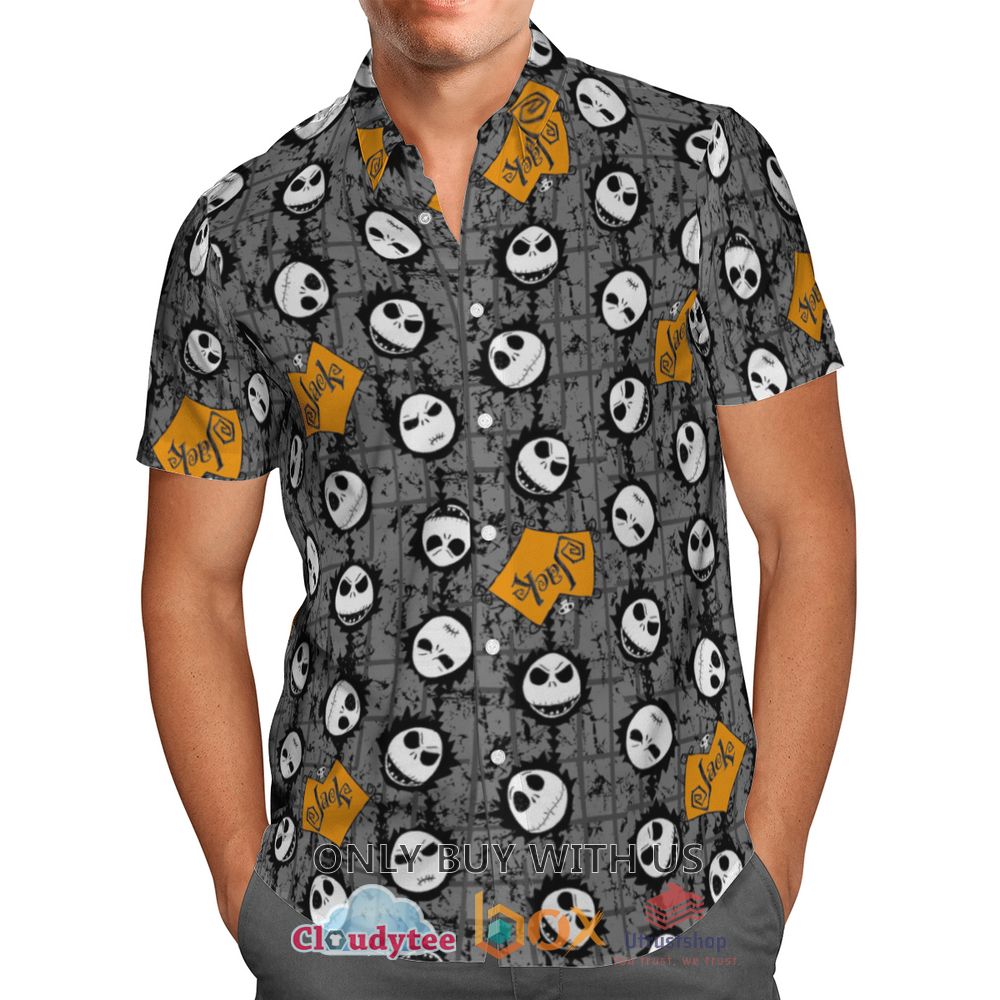 jack skellington cartoon hawaiian shirt 2 21675