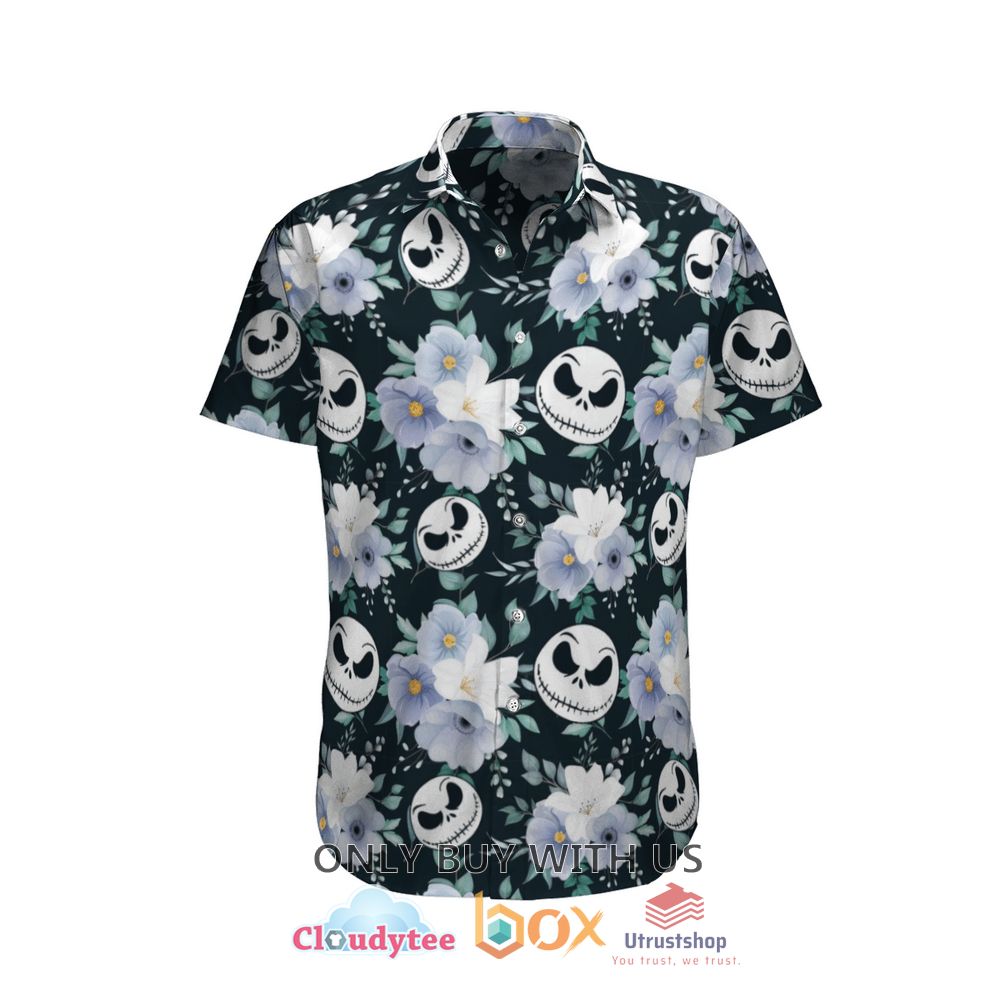 jack skellington flower hawaiian shirt 1 2975
