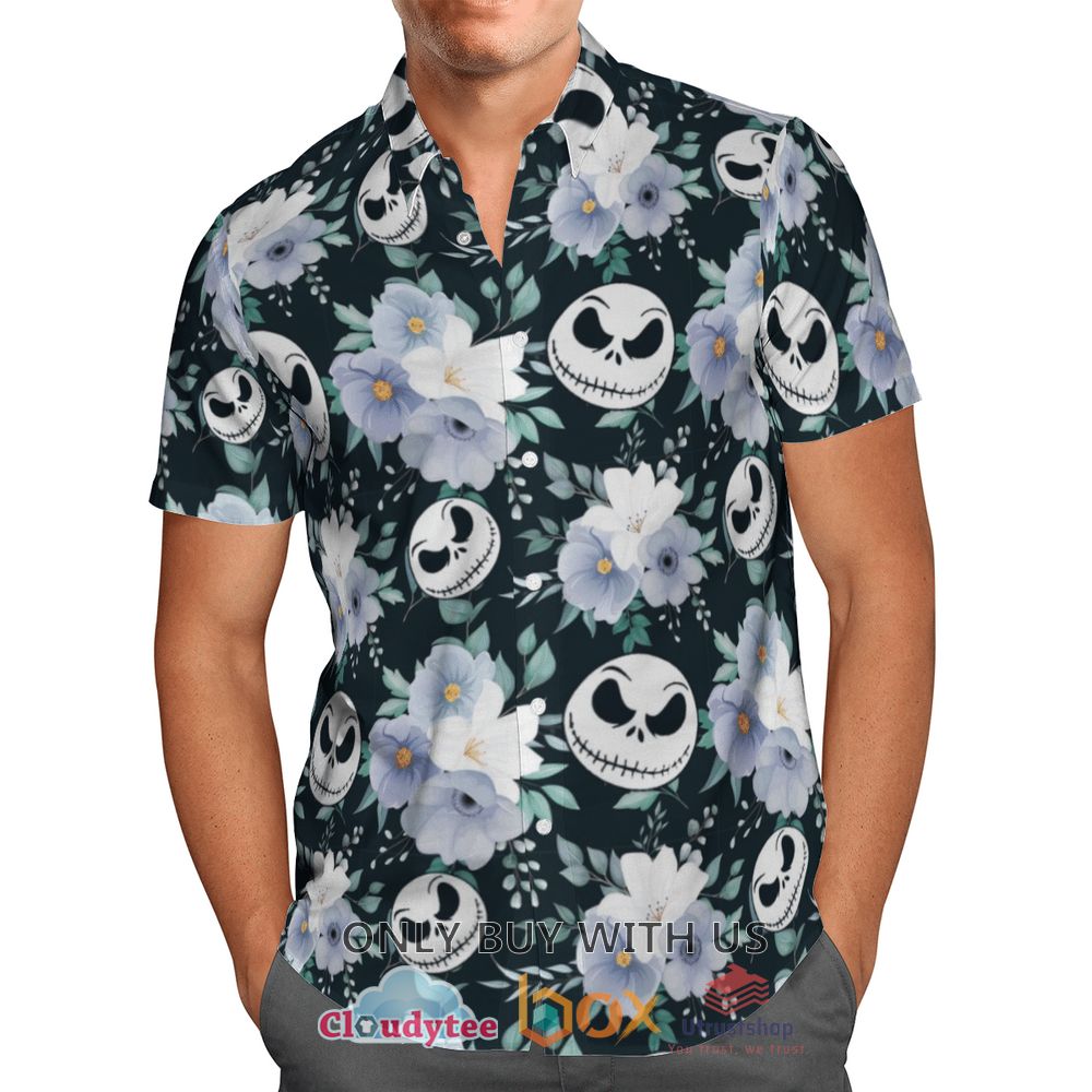 jack skellington flower hawaiian shirt 2 86919