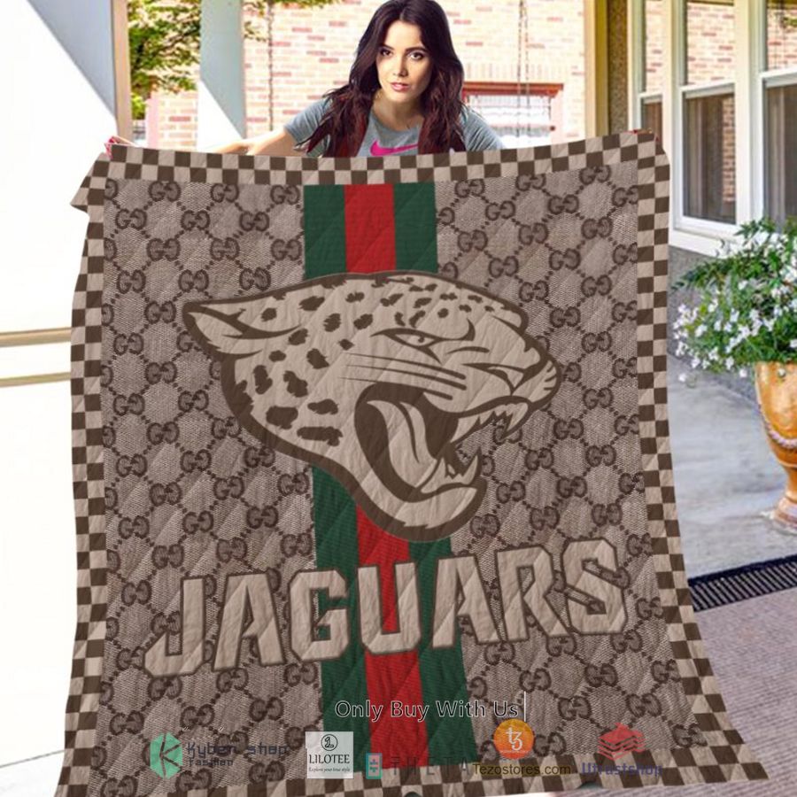 jacksonville jaguars gucci nfl quilt 2 7171