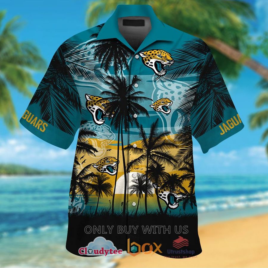 jacksonville jaguars palm tree hawaiian shirt 1 61281