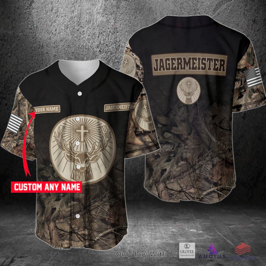 jagermeister your name hunting baseball jersey 1 13432