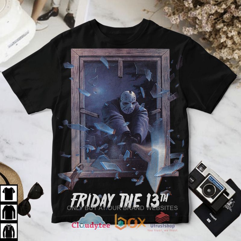 jason voorhees friday the 13th pattern t shirt 1 85081
