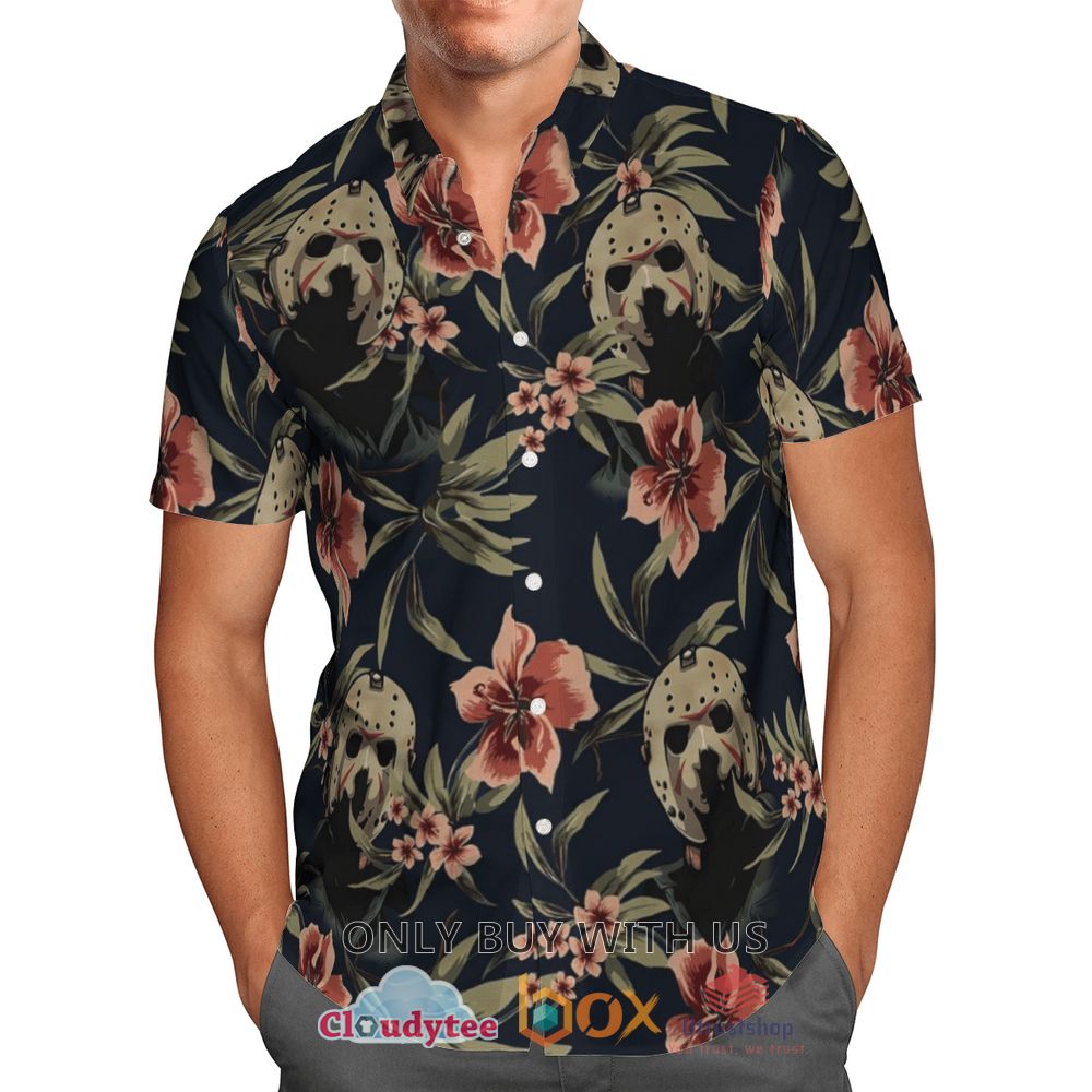 jason voorhees halloween movie horror hawaiian shirt 2 67679