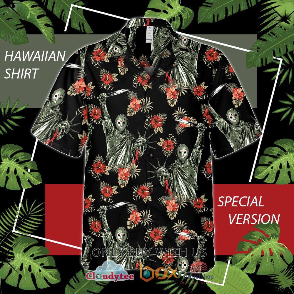 jason voorhees liberties flower hawaiian shirt 1 79115