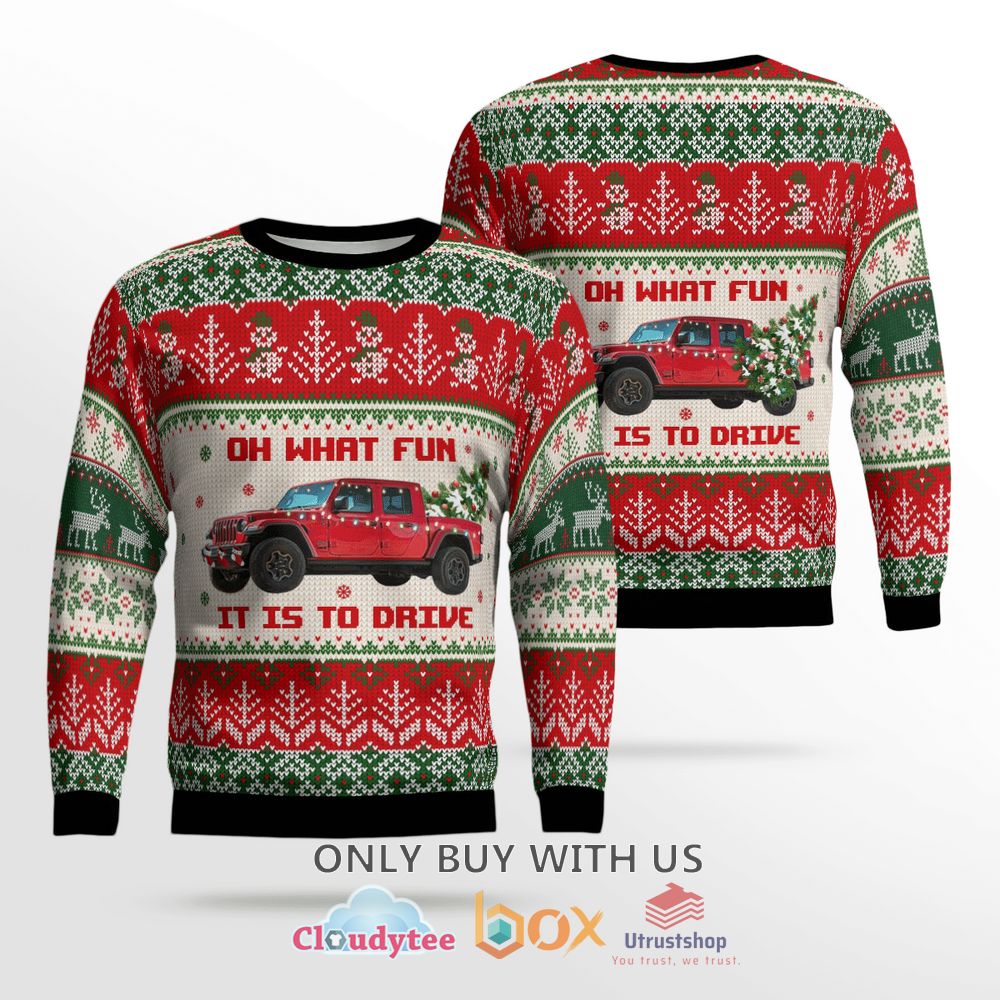 jeep gladiator christmas sweater 1 29088